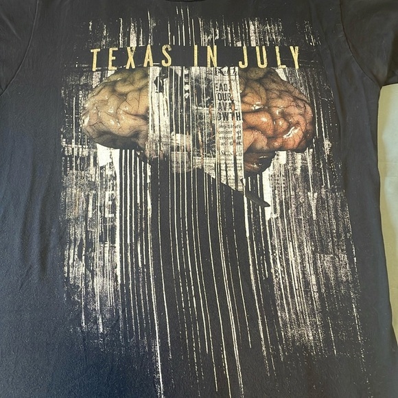 Texas In July Band T-Shirt Medium Black Metal Merch Tour Short Sleeve Casual - Picture 6 of 8